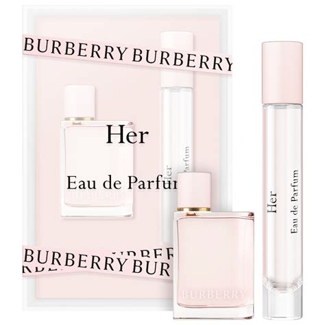 burberry her sample set